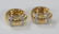 Estate 14kt Yellow Gold & Diamond Hoop Earrings