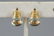 Estate 14kt Yellow Gold & Diamond Hoop Earrings - 2