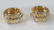 Estate 14kt Yellow Gold & Diamond Hoop Earrings - 5