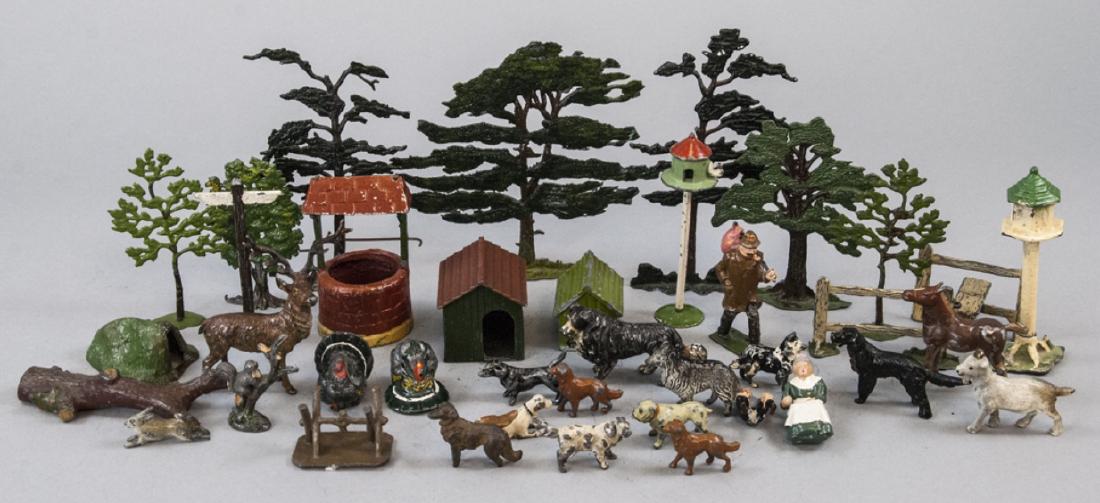 Lot of Antique Toy Figures Country Dwelling (1 of 9)