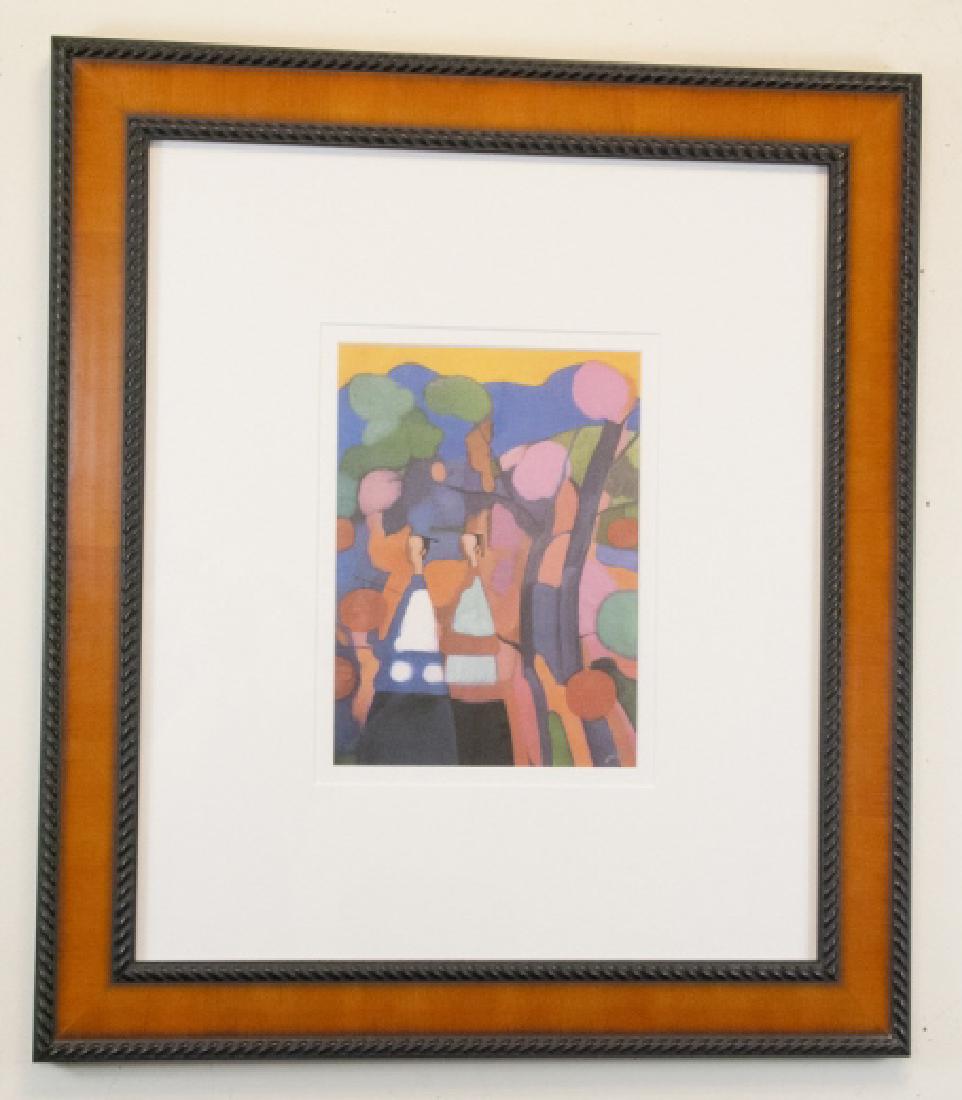 Signed & Framed Asian Print by Gates (1 of 6)