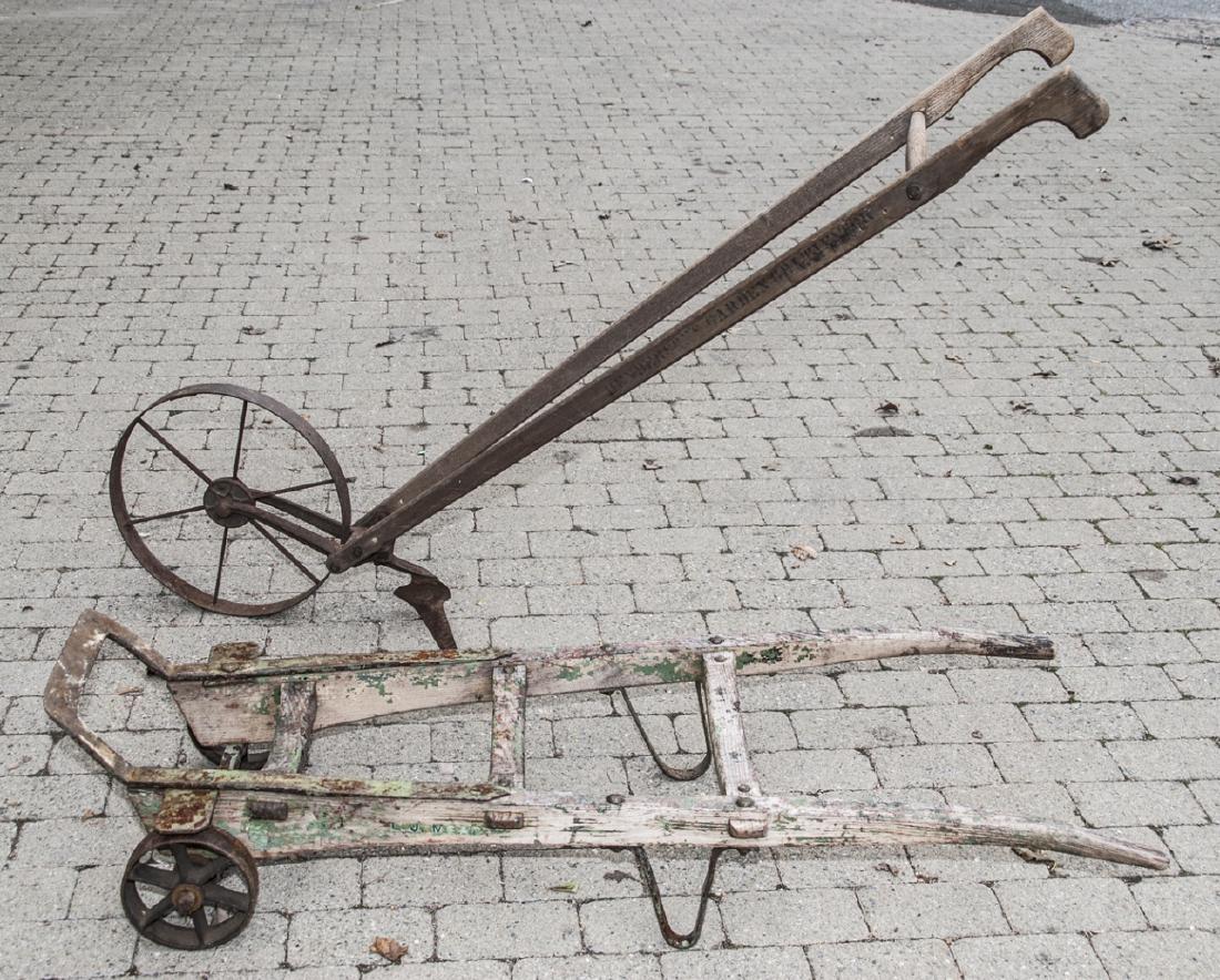 Two Antique Pieces of American Farm Equipment (1 of 8)