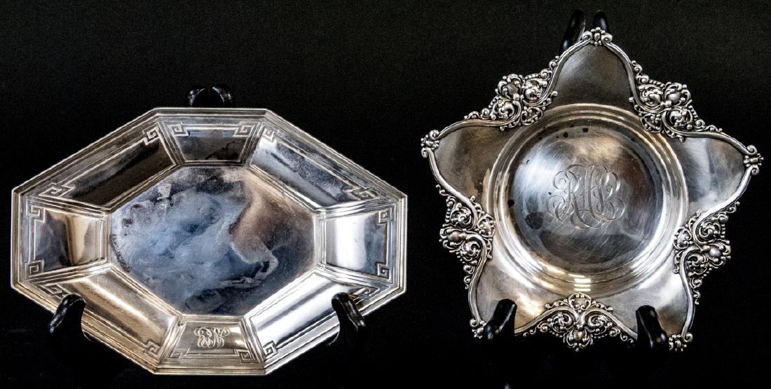 Two Antique Sterling Silver Serving Dishes (1 of 7)