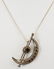 Antique Victorian Crescent Moon & Star Necklace - 2