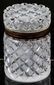 Antique French Cut Crystal Baccarat Style Box