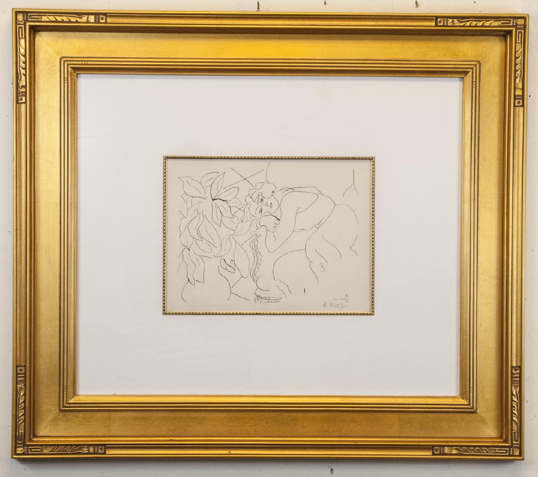 Henri Mattisse Lithograph "Woman Napping" (1 of 4)