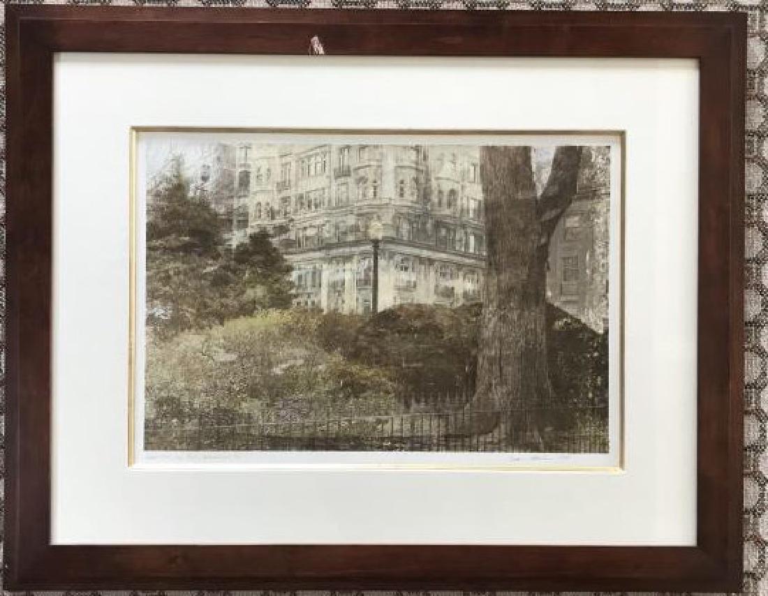 Signed & Framed Print "View From the Park" (1 of 3)