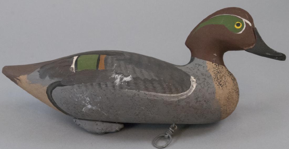 Handmade American Wood Duck Decoy  Signed (1 of 4)