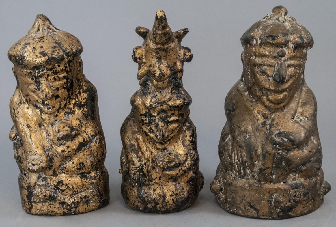 Mid Century Thai Hand Carved Deity Statues (1 of 4)