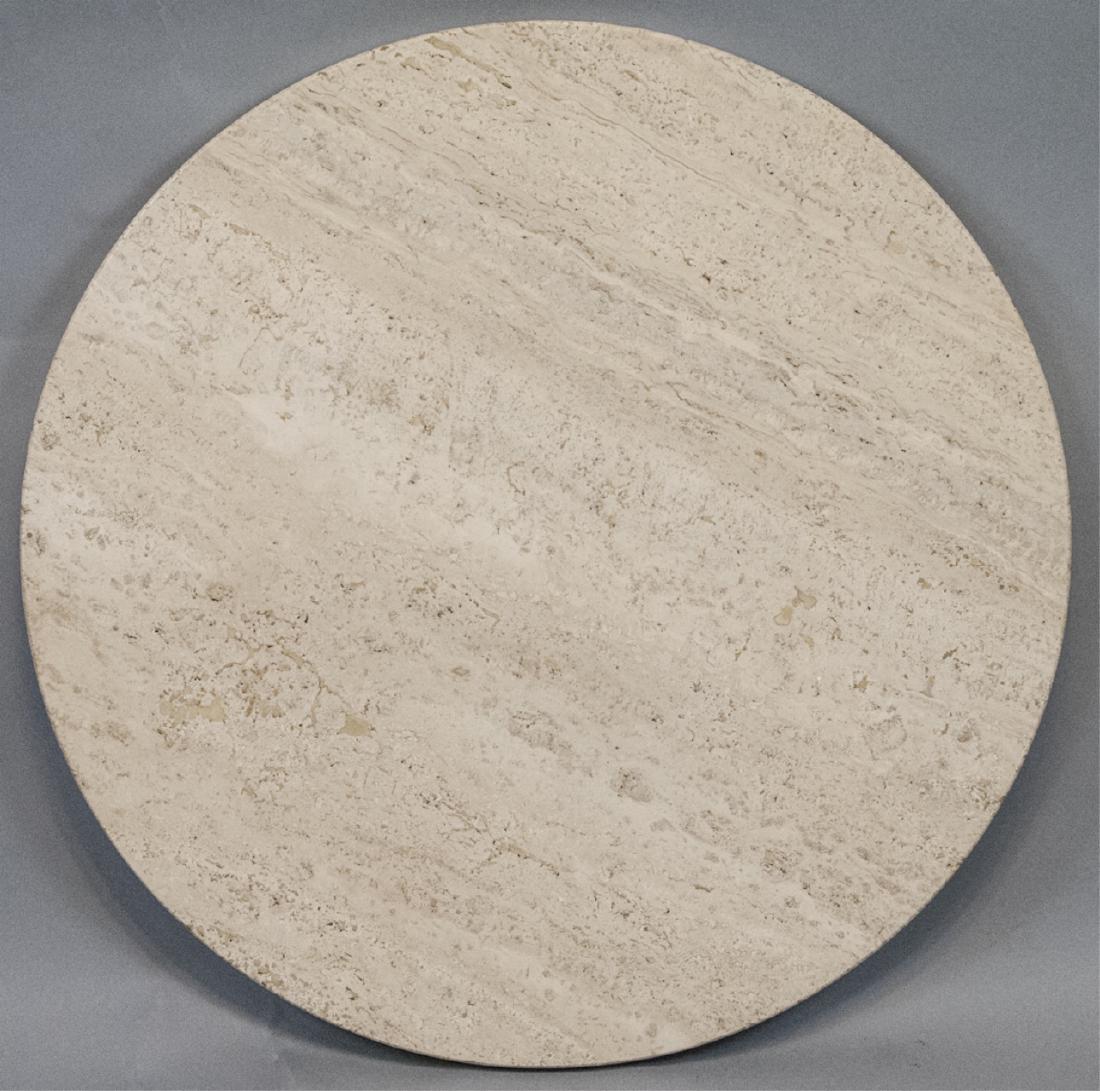 Round Travertine Table Top for Garden / Indoor Use (1 of 3)