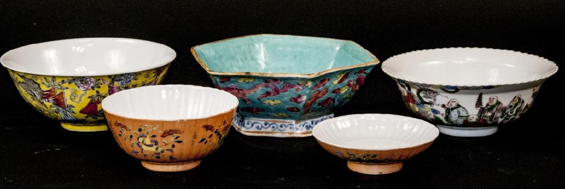 Mixed Lot of  Vintage / Antique Asian Bowls (1 of 9)