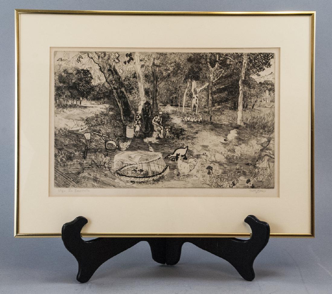 La Bourdette Original Etching by Anthony Gross (1 of 10)