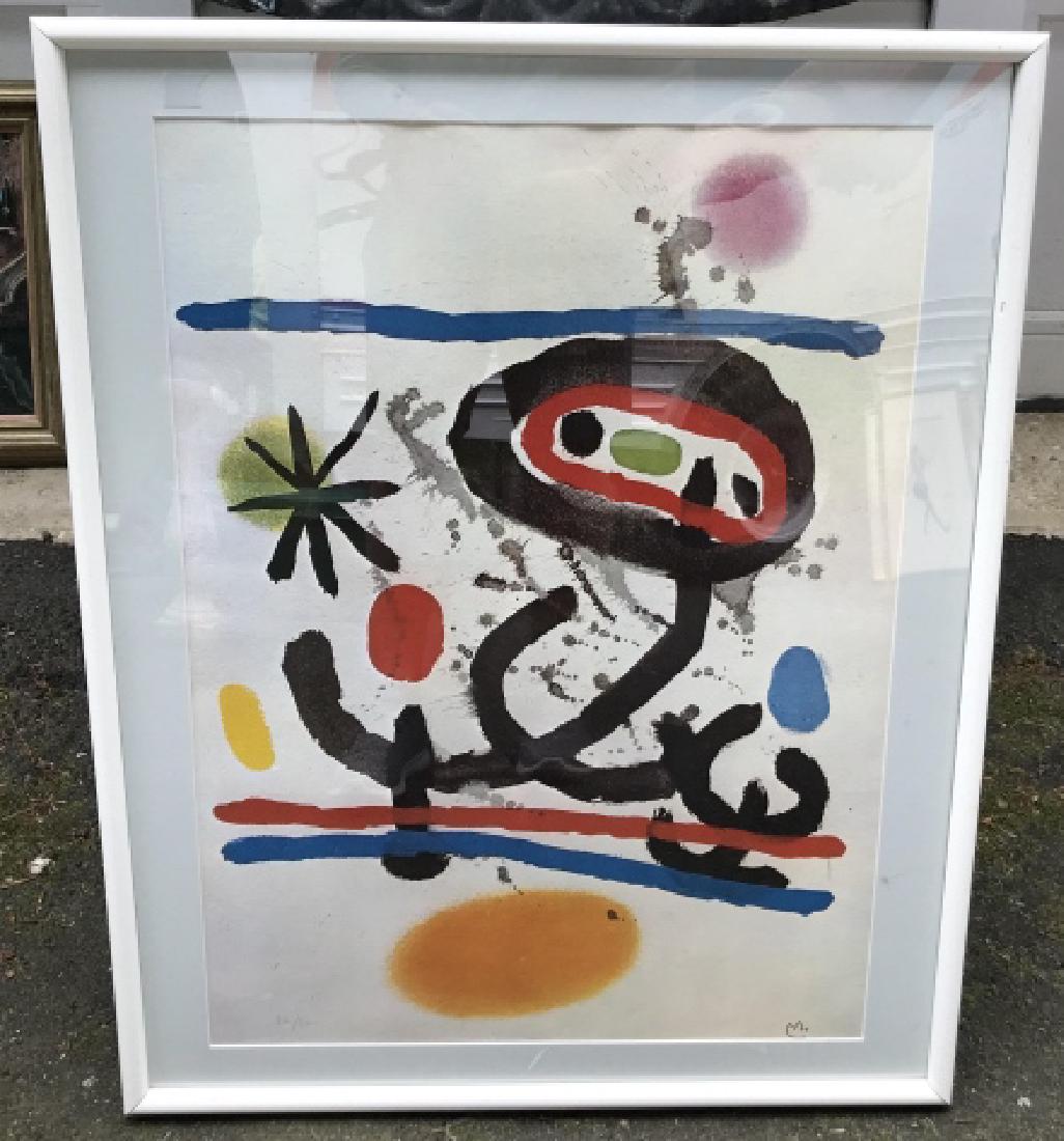 Joan Miro - Abstract / Modern Framed Poster Print (1 of 2)