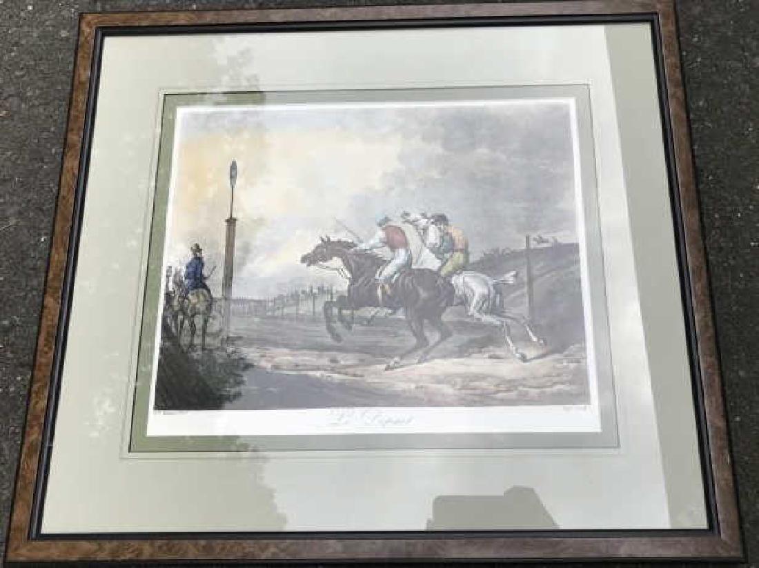 Carle Vernet - Le Depart - Framed Equestrian Print (1 of 2)
