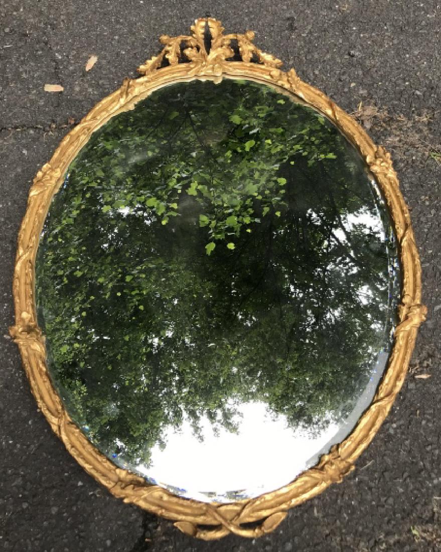 Carvers Guild Faux Bois Gilt Decorated Wall Mirror (1 of 2)