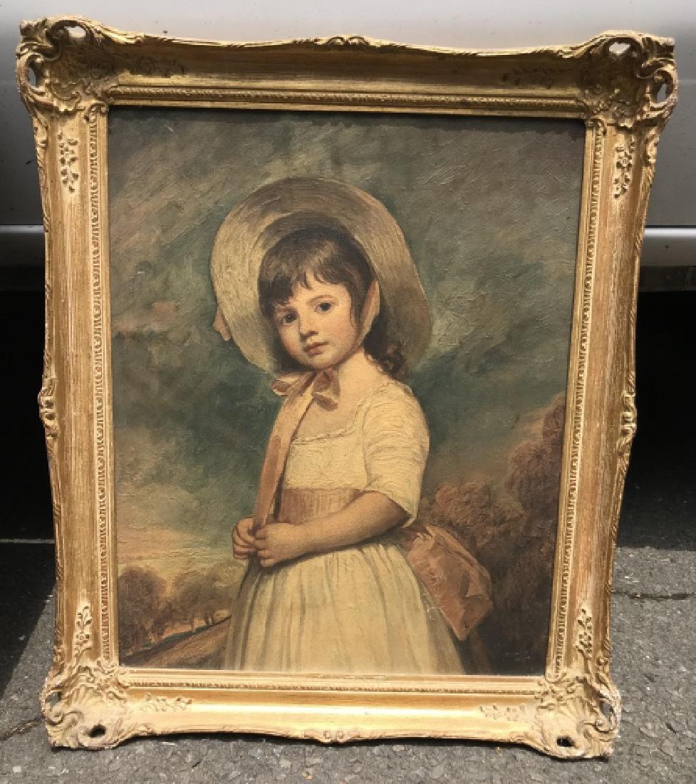 Portrait of a Girl - Print in French Style Frame (1 of 2)