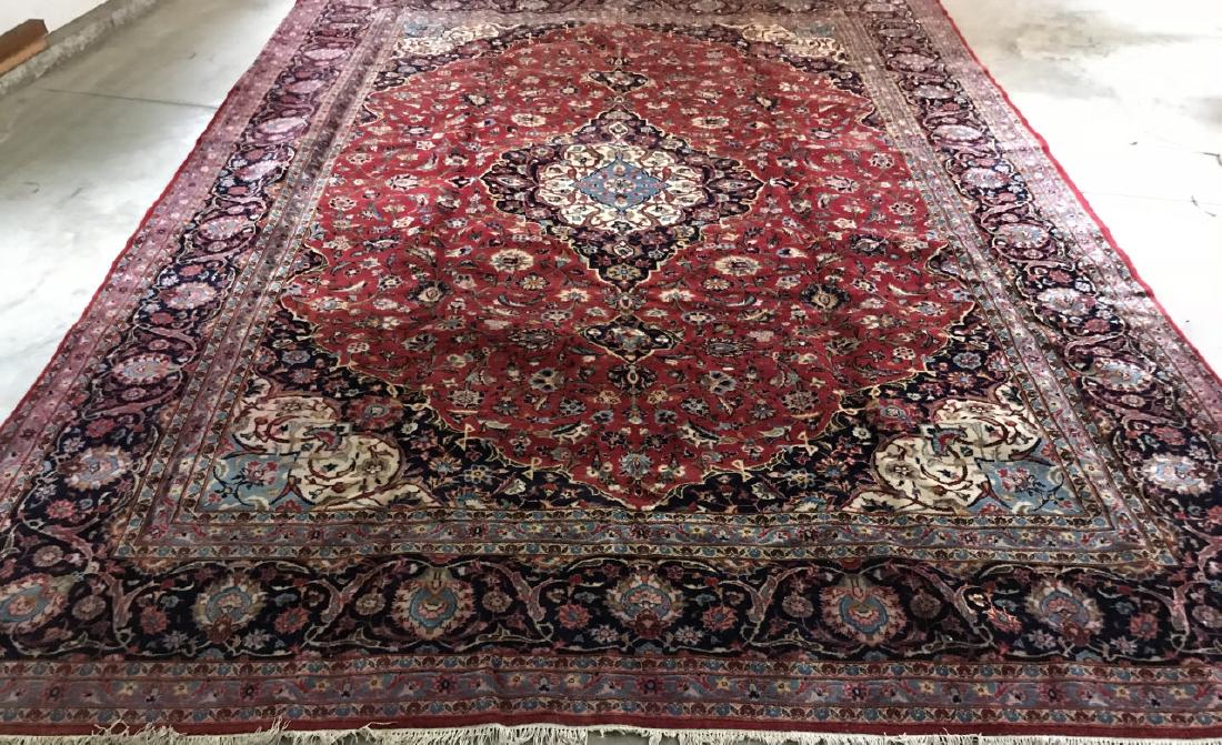 Hand Knotted Wool Oriental / Persian Carpet (1 of 4)
