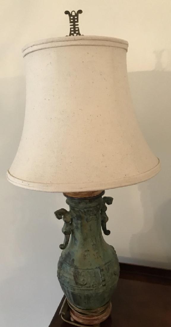 Chinese Archaic Form Vase Mount Table Lamp (1 of 4)