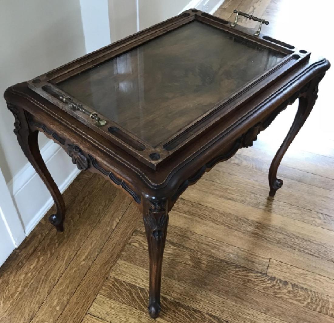 French Rococo Style Tray Top Coffee Table / Server (1 of 4)