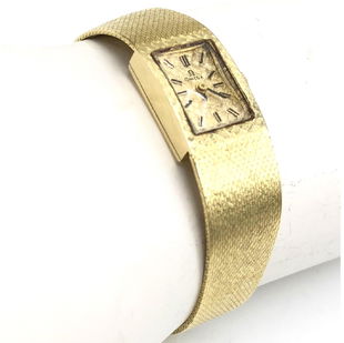 Ladies Vintage Omega 14k Gold Watch W Diamonds May 02 2015 Ahlers Ogletree Auction Gallery In Ga