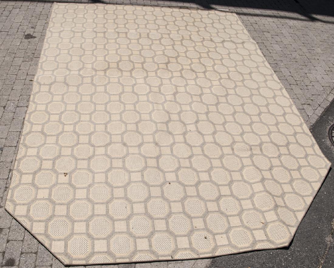 Custom Stark Wool Loop Pile Geometric Carpet (1 of 7)