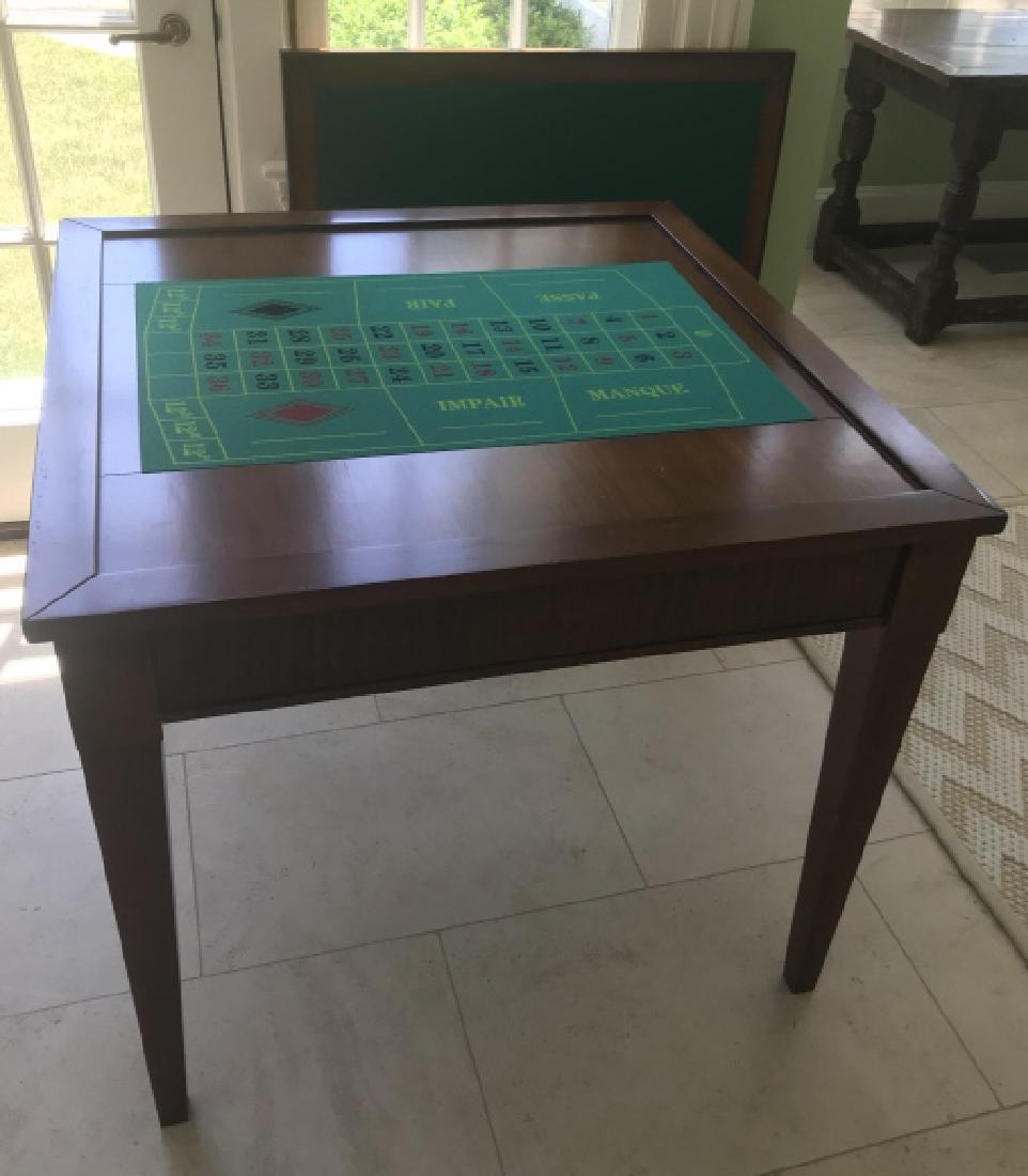Contemporary Mahogany Tone Games Table (1 of 3)
