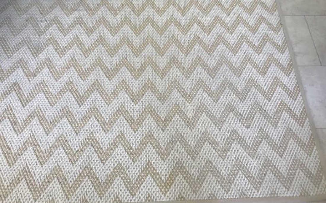 Contemporary Herringbone Pattern Sisal Carpet (1 of 3)