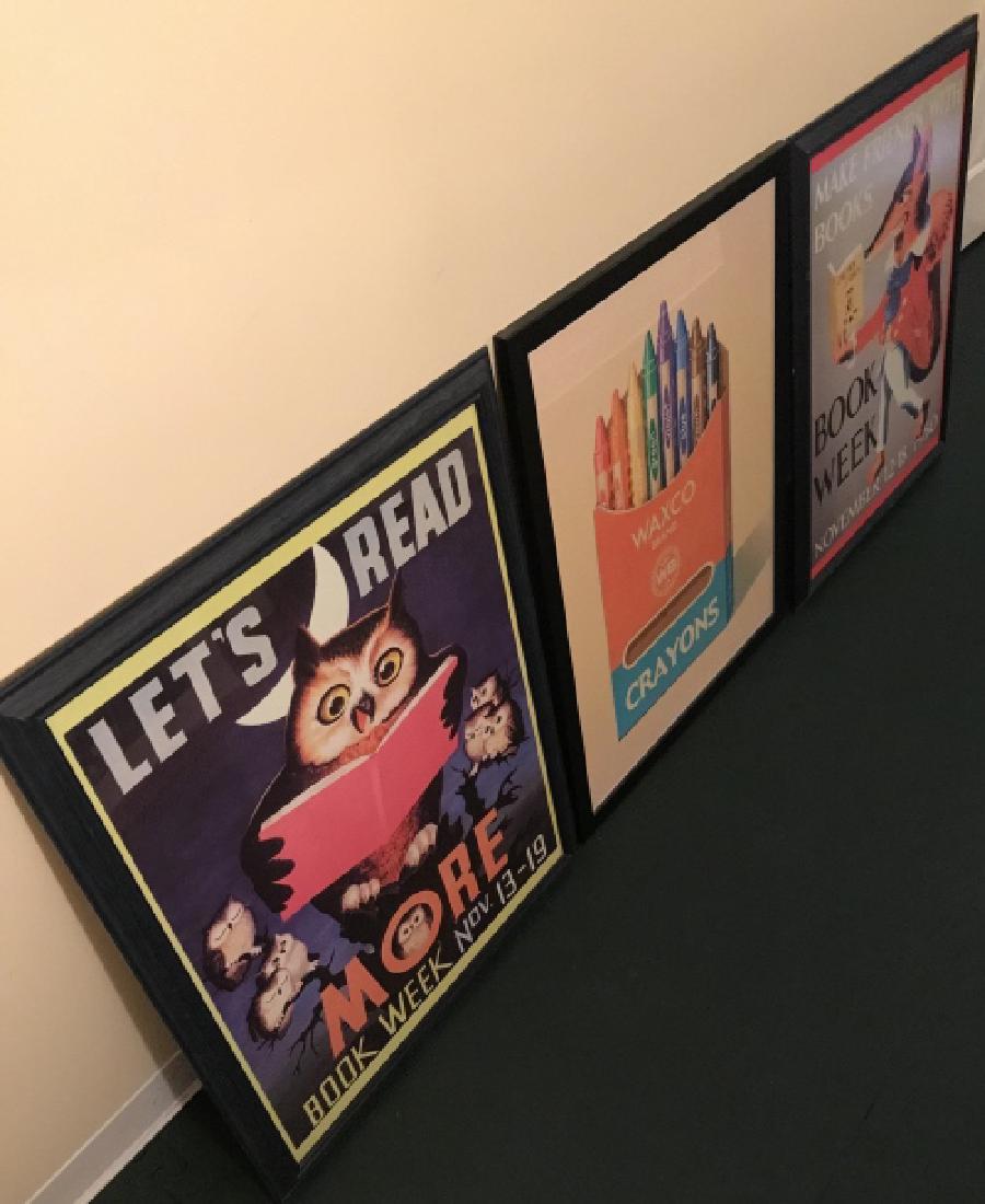 Group of Three Professionally Framed Posters (1 of 3)