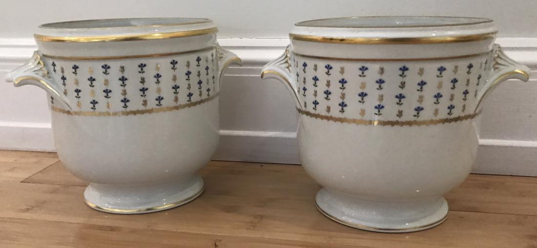 Pair of French Limoges A Raynaud Cache Pots (1 of 4)