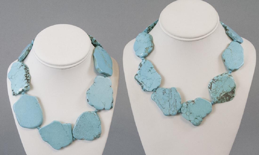 Pair of Native American Style Large Bead Necklaces (1 of 6)