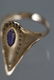 Estate Ring by Erte - 14k Gold, Diamond & Amethyst - 6