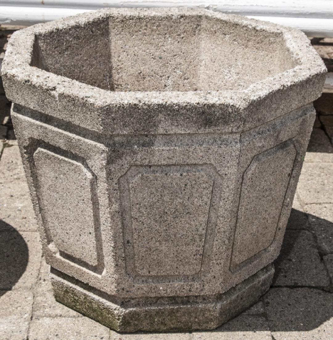 Cast Stone Octagonal Neo Classical Planter (1 of 6)