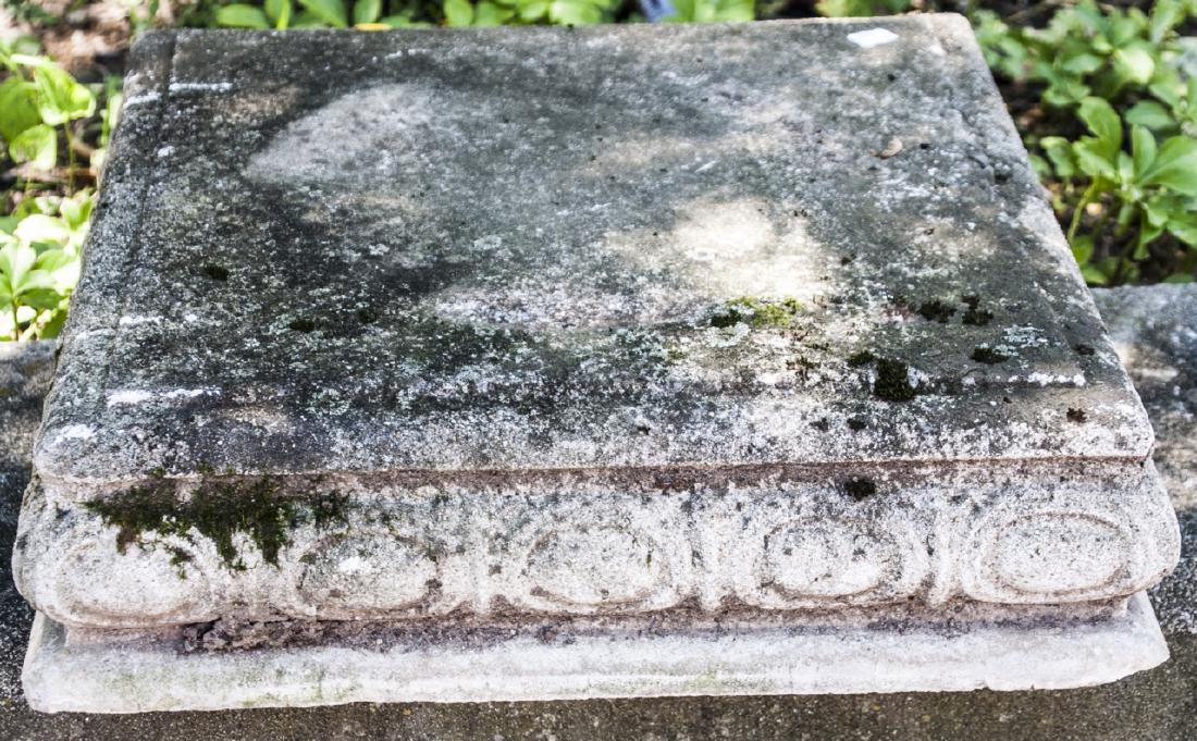 Antique Cast Stone Neoclassical Style Garden Stand (1 of 5)