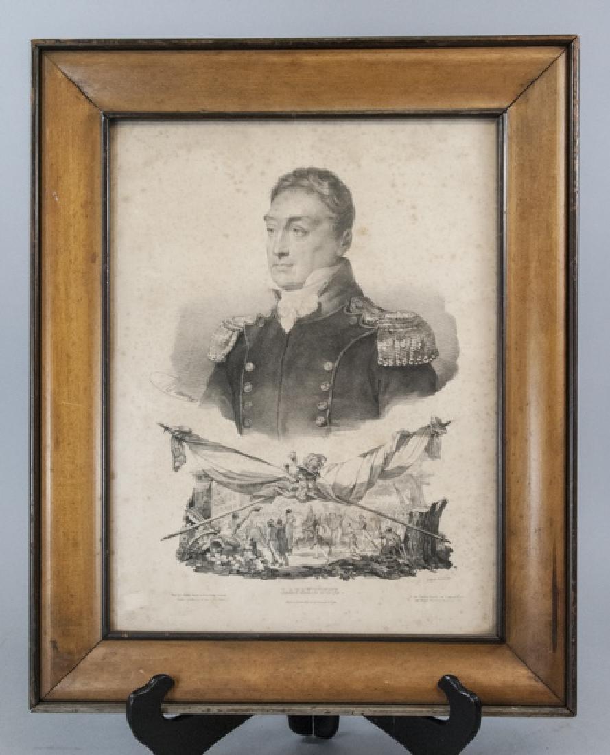 18th C Lafayette Revolutionary War Engraving (1 of 5)