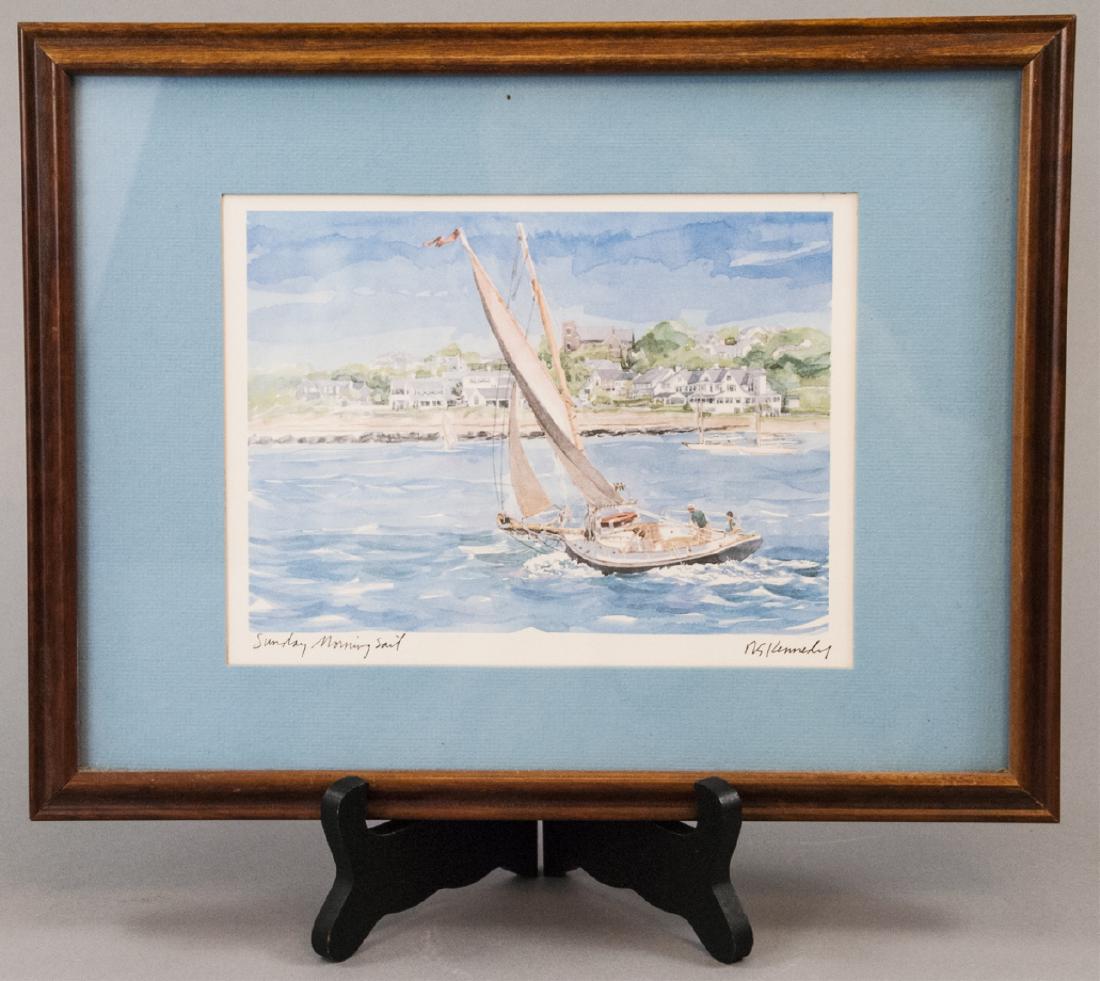 Framed Robert Kennedy Print of Watercolor (1 of 8)