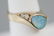 Modernist 14kt Yellow Gold Opal & Diamond Ring - 5