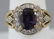 Vintage Yellow Gold & Diamond Ladies Cocktail Ring