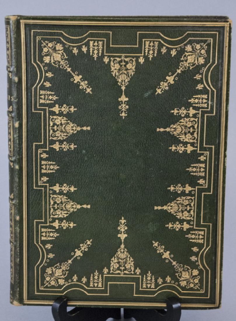 Antique 1846 Mooreâ€™s Irish Melodies Book: Antique 1846 Mooreâ€™s Irish Melodies Book. Illustrated by D. Maclise, R.A. and printed in London for Longman, Brown, Green, and Longmans in 1846. Features a green cover with gilt decoration and 