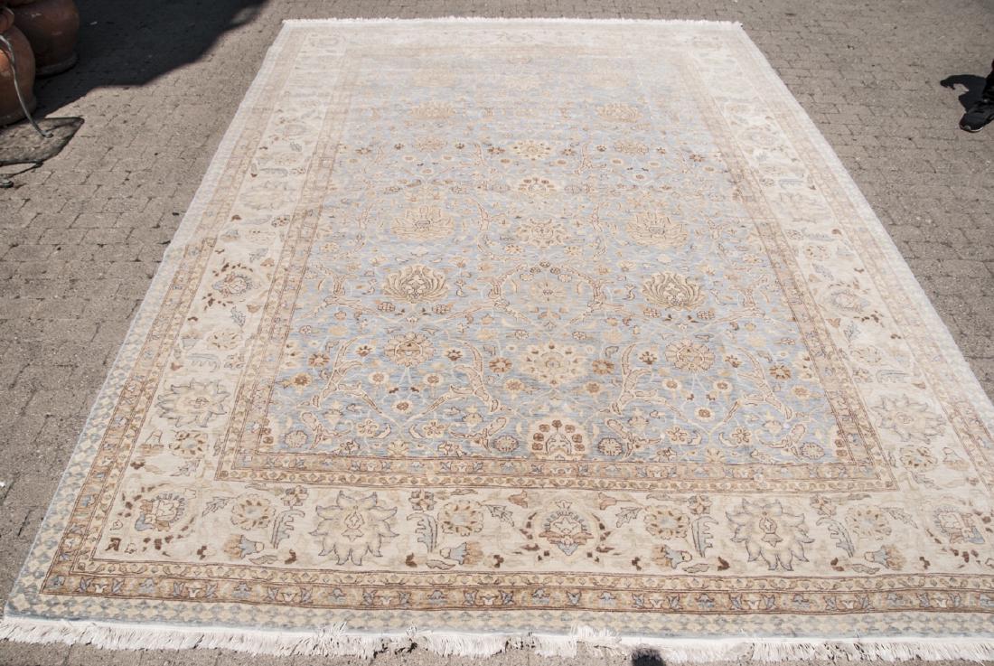 Stark Egyptian Hand Knotted Wool Silk Blend Carpet (1 of 9)