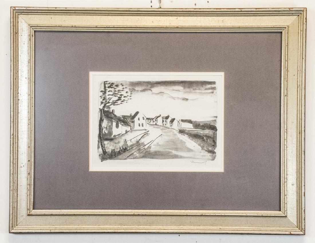 Maurice De Vlaminck "Village" Lithograph Signed (1 of 5)
