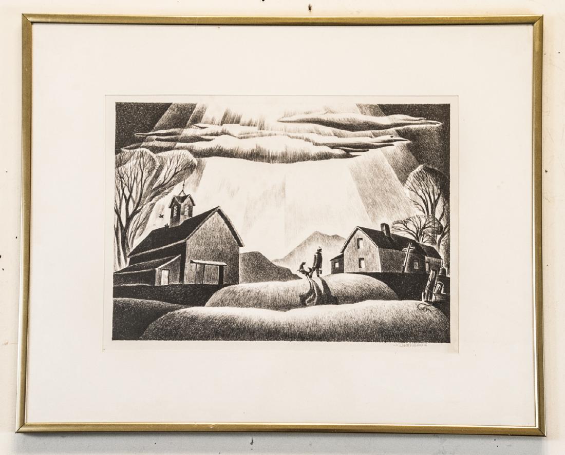 Mid C Dale Nichols "Partners" Lithograph Signed (1 of 10)