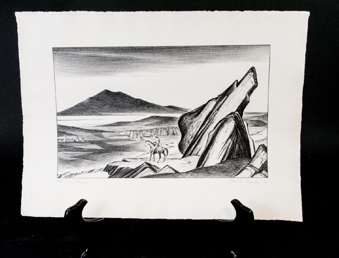 Frank Mechau Lithograph "The Way Home" Signed (1 of 6)