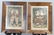Pair Antique Currier & Ives Brothers Sisters Print