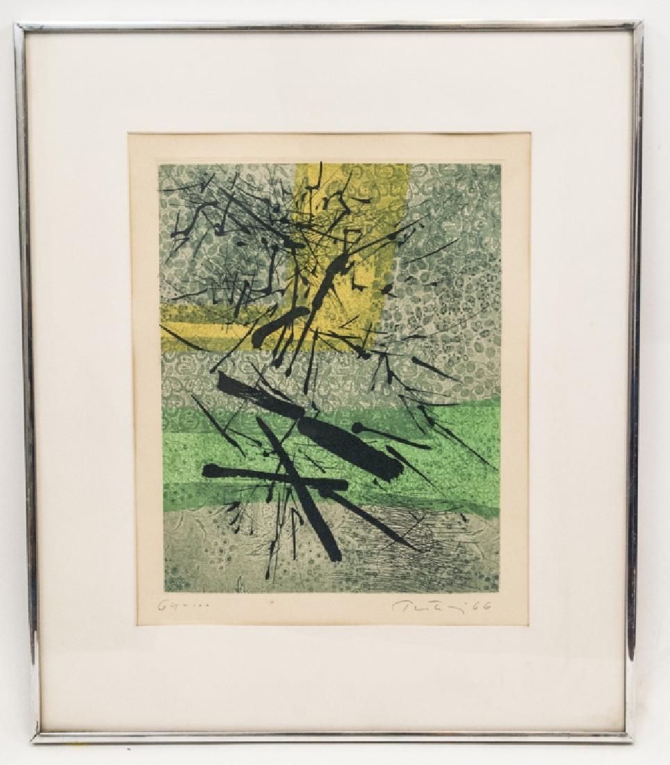 Mid C 1966 Gabor Peterdi Etching Print (1 of 5)