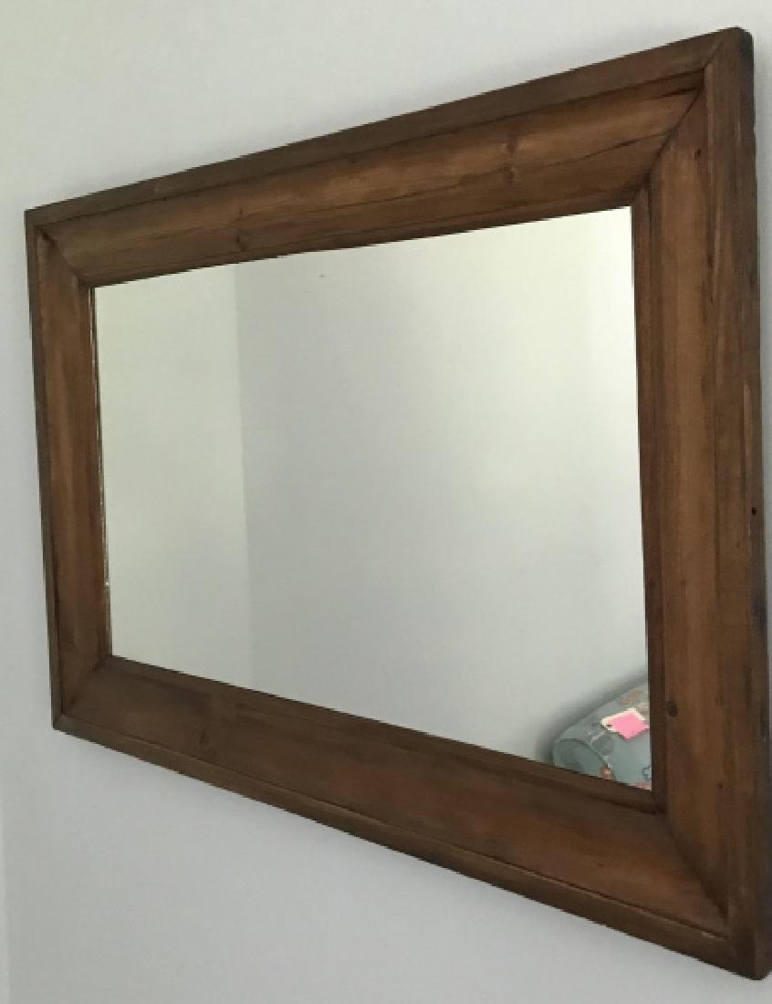 Antique 19th C American Empire Style Ogee Mirror (1 of 2)