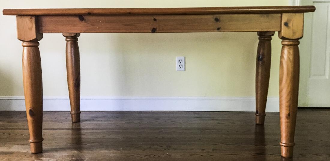 French Country Provencal Pine Farm Table (1 of 9)