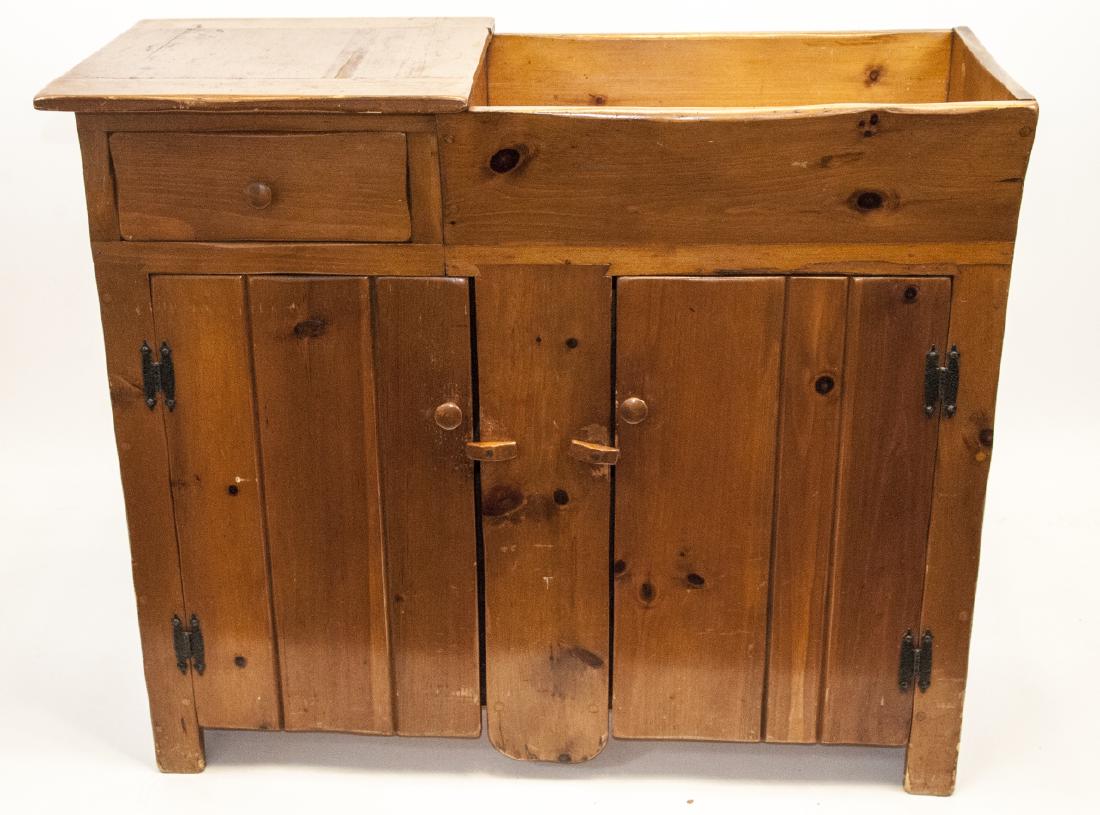 Antique American Pine Dry Sink (1 of 5)