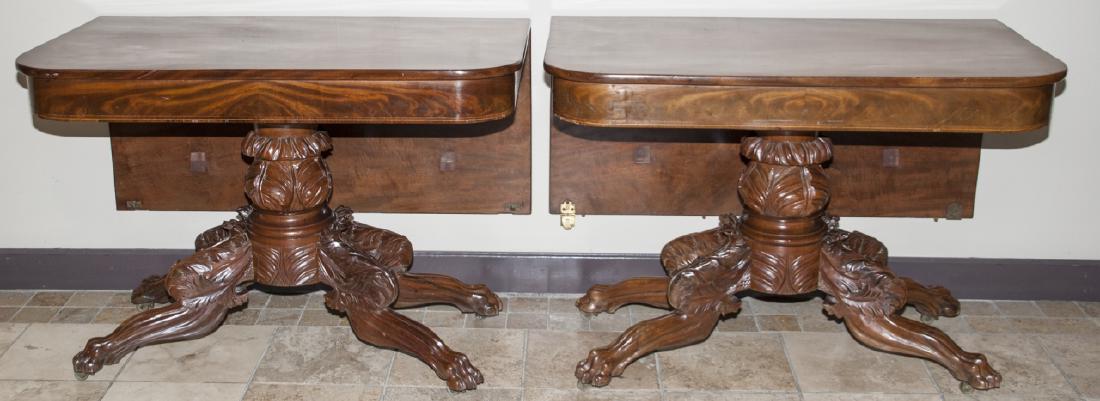 Antique American Empire Console / Dining Tables (1 of 14)
