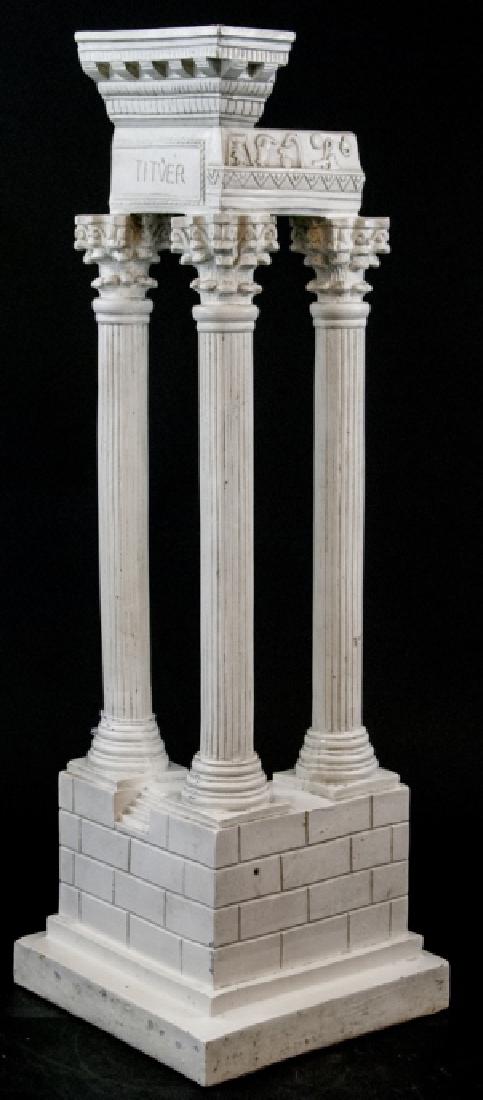 Large Statue of Greco Roman Ruins w Columns (1 of 6)