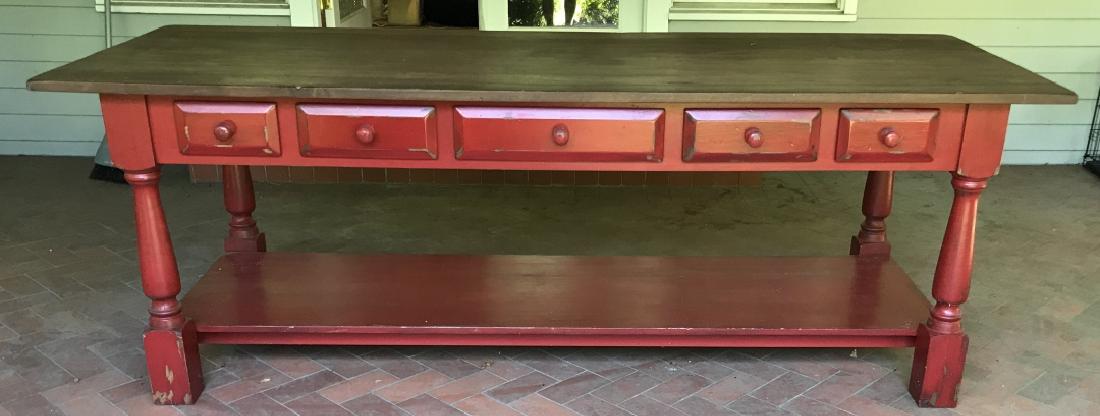 Large French Country Provencal Style Farm Table (1 of 4)